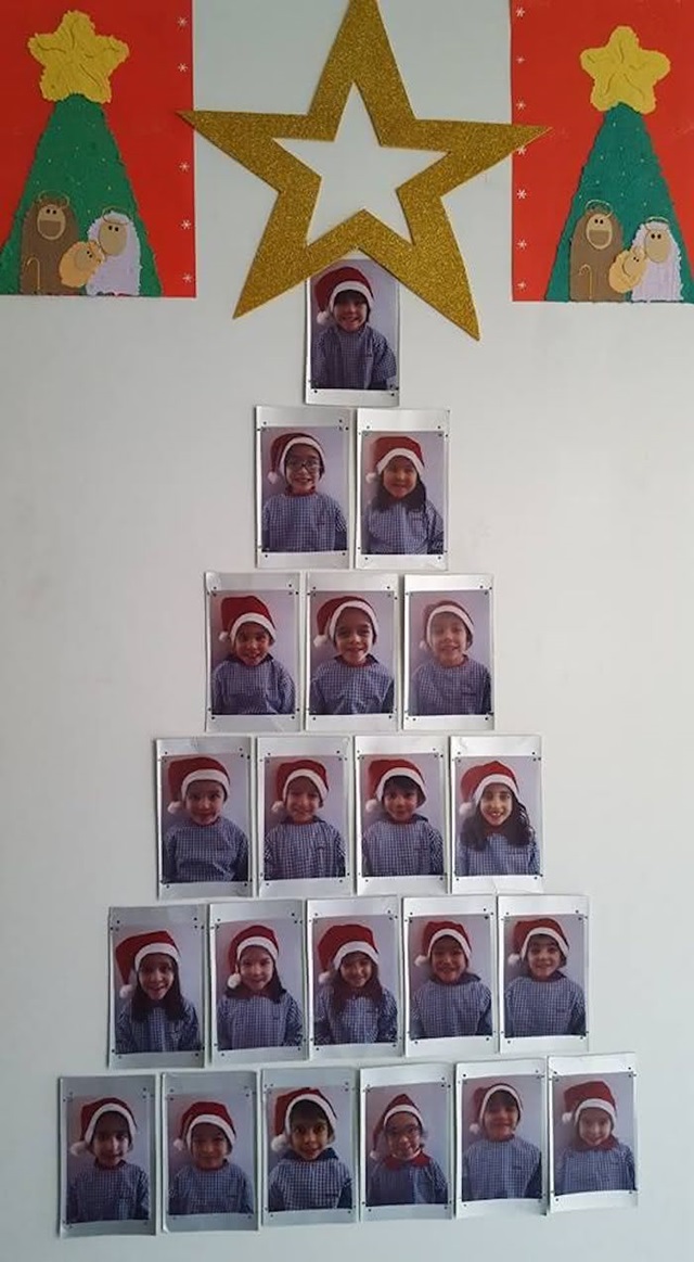 painel de natal para escola