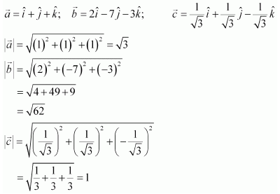 chapter 10-Vector Algebra Exercise 10.2