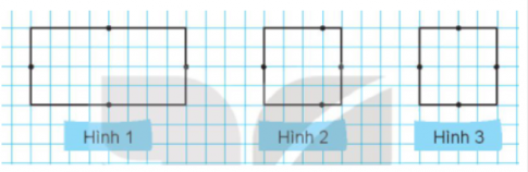 BÀI 22. LUYỆN TẬP CHUNGLuyện tập 1Bài 1: Bạn Mai vẽ một hình vuông trên giấy ô vuông rồi vẽ trung điểm mỗi cạnh của hình vuông đó. Hình nào sau đây là hình vẽ đúng của MaiGiải nhanh:Hình 3Bài 2: Một tờ giấy hình tròn được dán vào hình vuông (như hình vẽ). Biết bán kính của hình tròn là 2 cm. Hỏi cạnh hình vuông dài bao nhiêu xăng-ti-mét?Giải nhanh:Cạnh của hình vuông bằng với đường kính hình tròn và bằng: 2 x 2 = 4 cm.Bài 3: Cái ao của chú ếch có dạng hình chữ nhật (như hình vẽ). Mỗi lá súng có dạng hình tròn đường kính 1 dm. Em hãy tìm:a) Chiều dài của cái aob) Chiều rộng của cái aoGiải nhanh:a) Chiều dài của cái ao là: 7 x 1 = 7 dmb) Chiều rộng của cái ao là: 4 x 1 = 4 dmLuyện tập 2