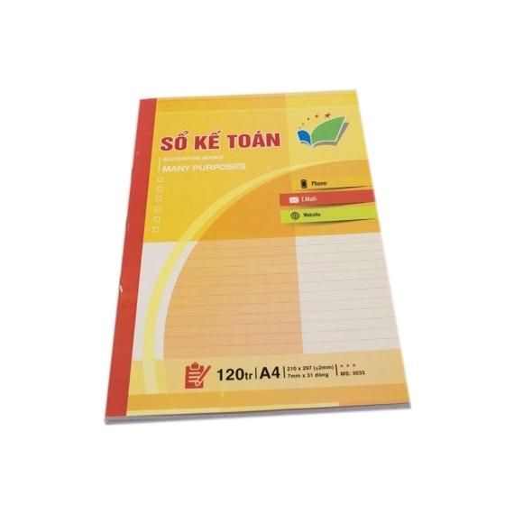 Sổ Kế Toán Tổng Hợp A4 Hải Tiến 3033 120 Trang