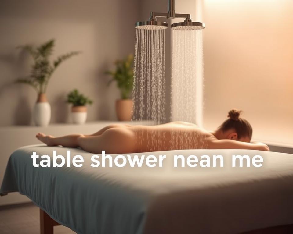 table shower massage near me