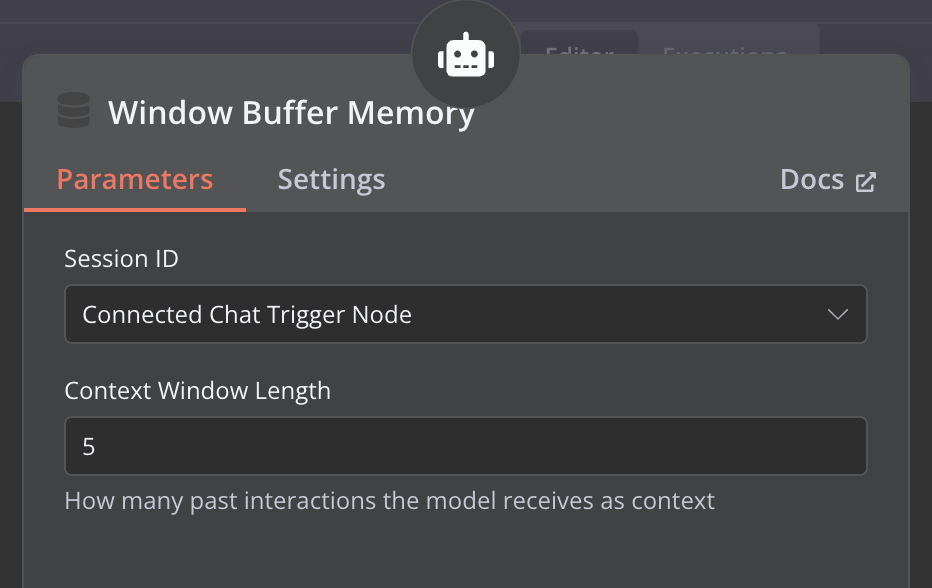 Step 4: Incorporate a Memory node for context