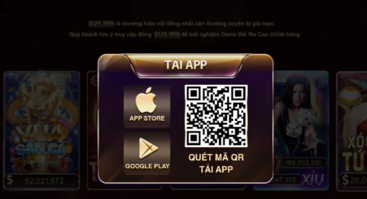 Quét mã để tải app Sunwin nhanh chóng nhất