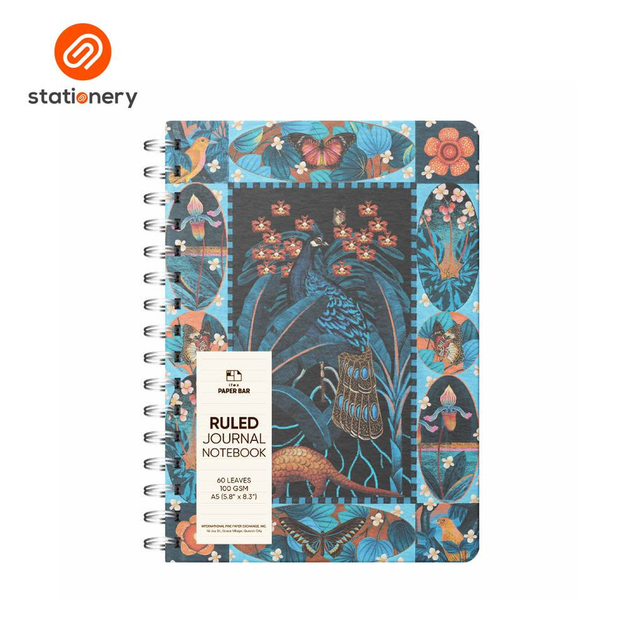 Spiral Ruled Journal Notebook A5 - The Flora and Fauna of the Philippines