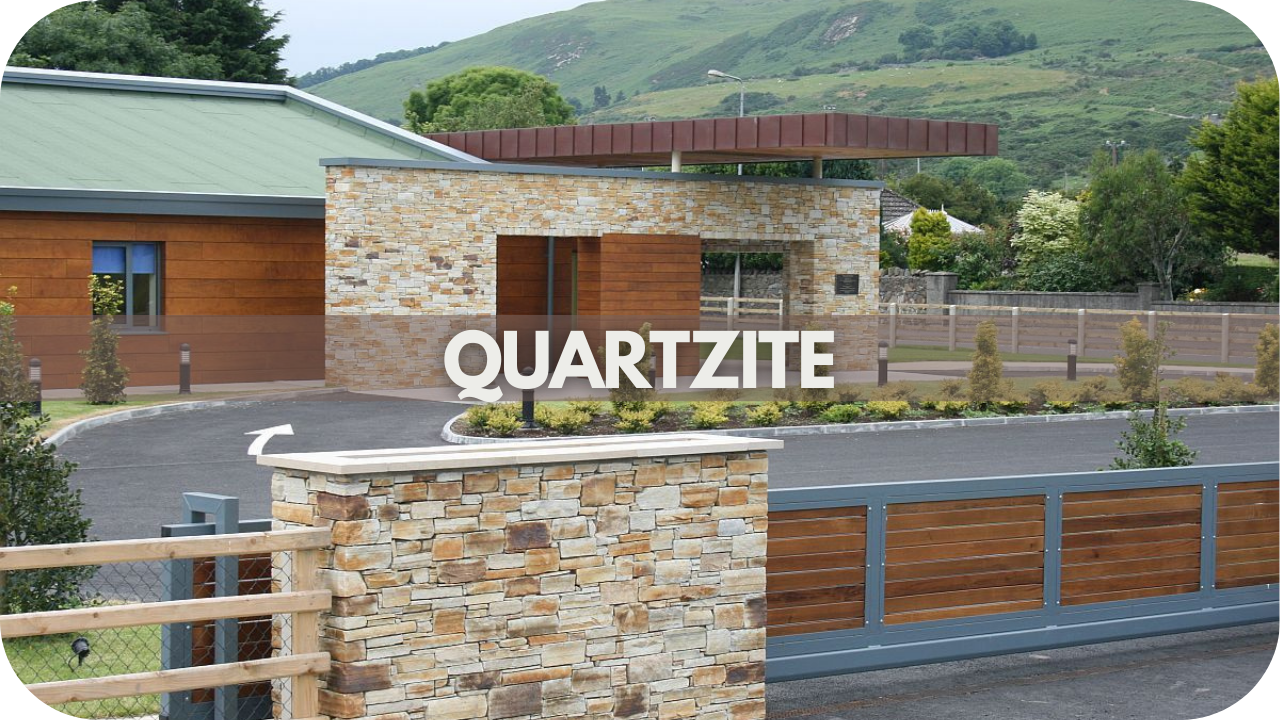 Natural Stones for Exterior Facades: Quartzite