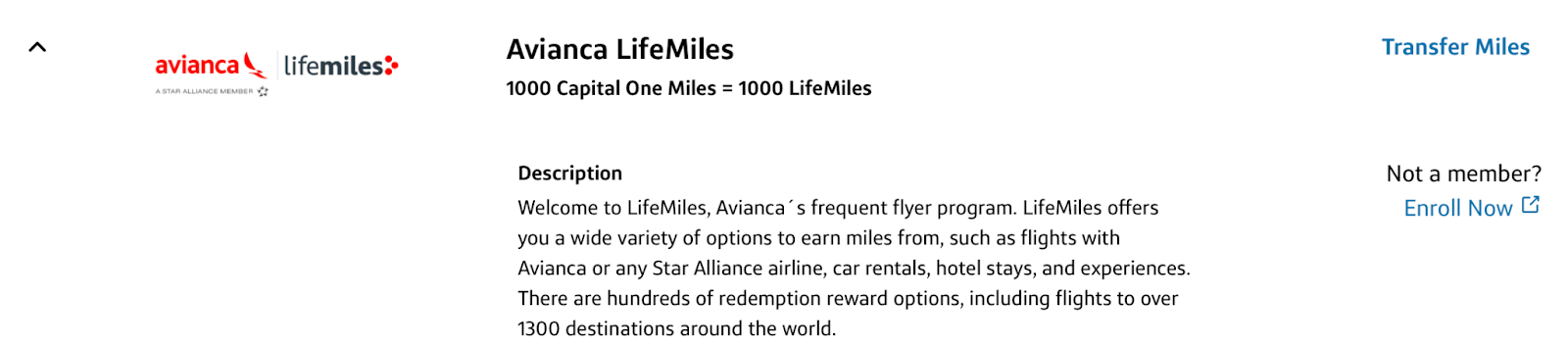 transferring miles to airlines