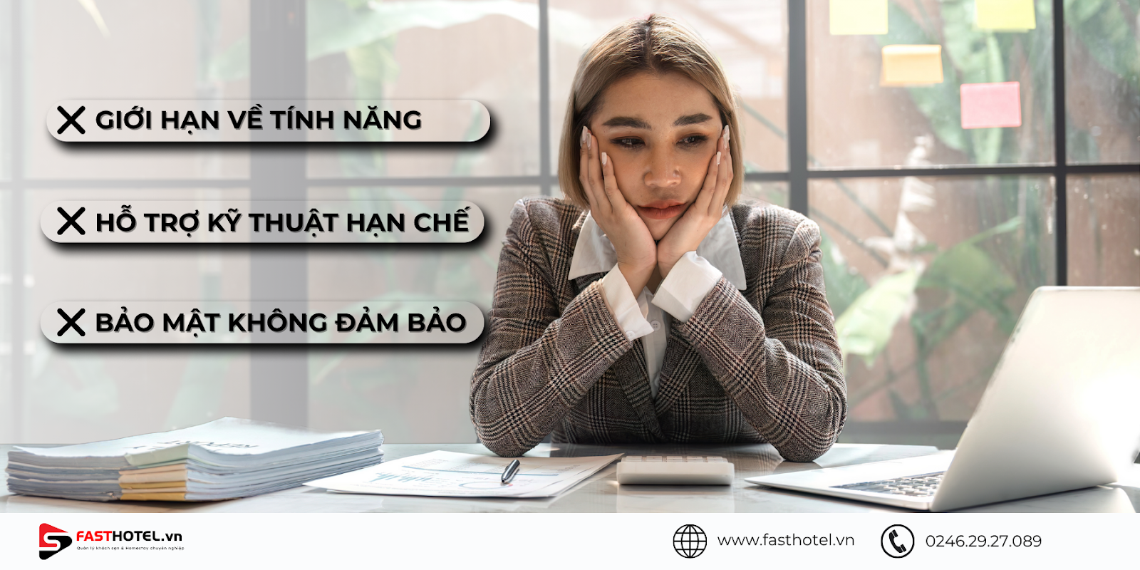 Các hạn chế khi dùng phần mềm quản lý khách sạn miễn phí