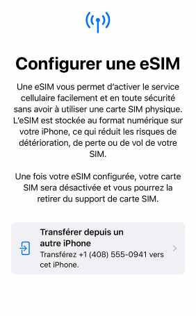 Comment activer l’eSIM sur l’iPhone ?
