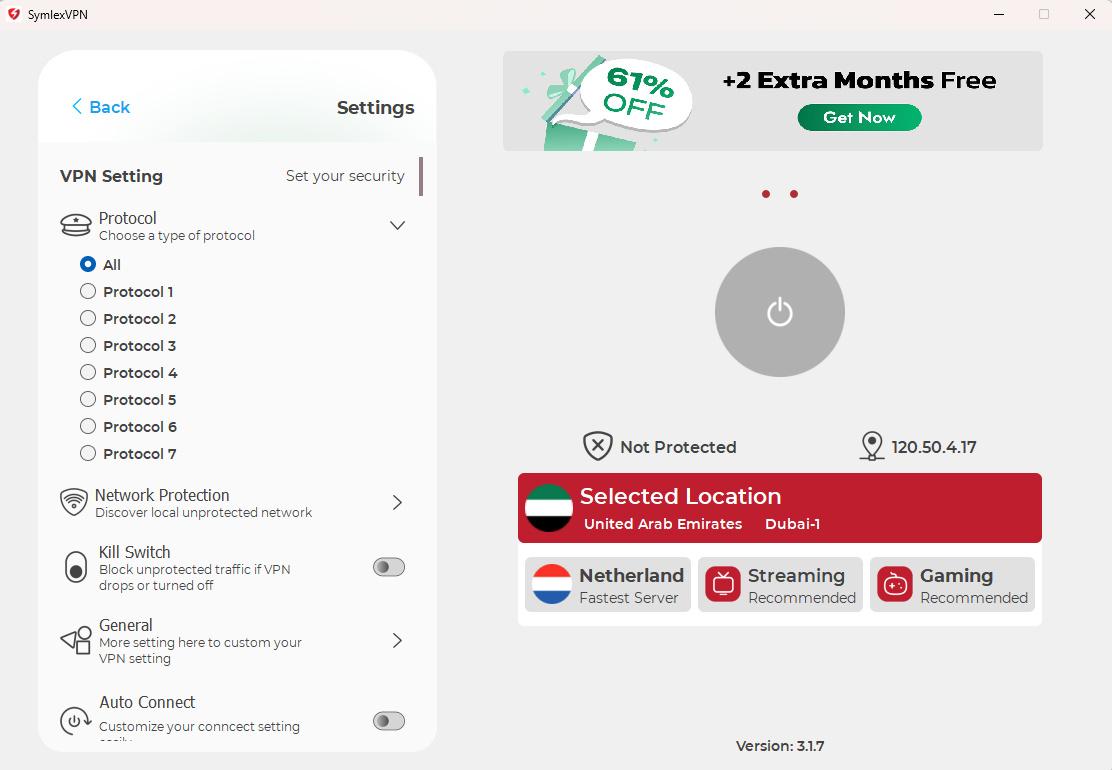 Symlex VPN Protocol