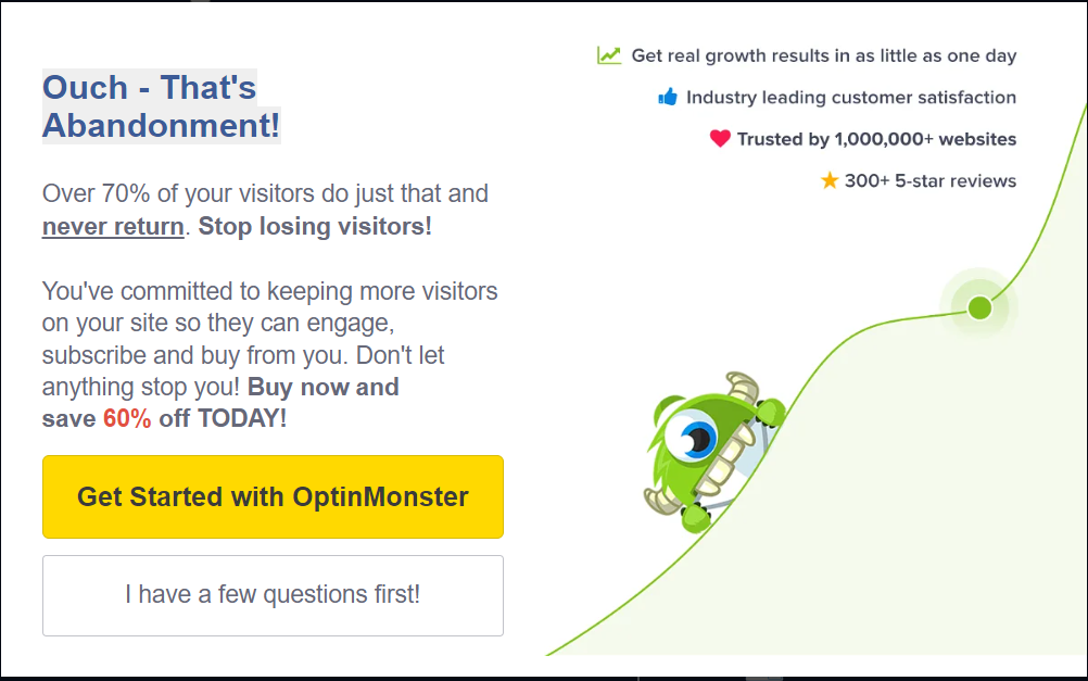 Optin Monster Homepage