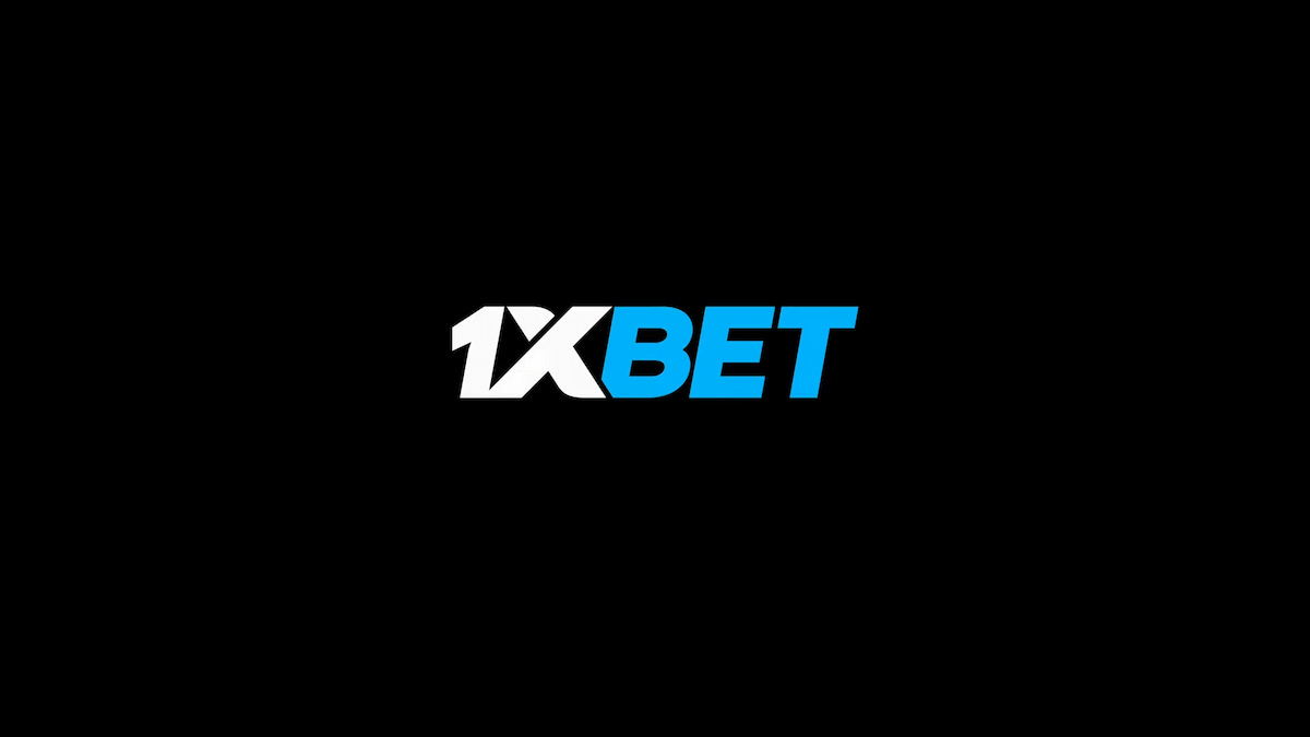 Imagem preta com a logomarca da 1xBet