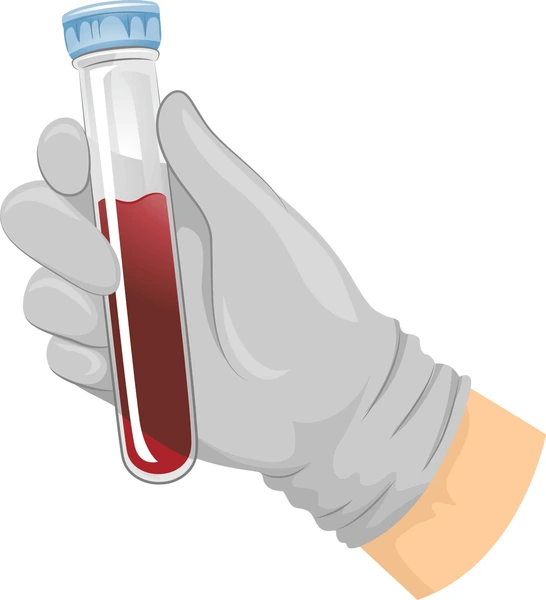 A hand holding a test tube with a red liquid
Description automatically generated