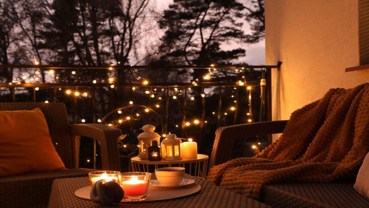 Photo of Layered Lighting for Ambient Warmth