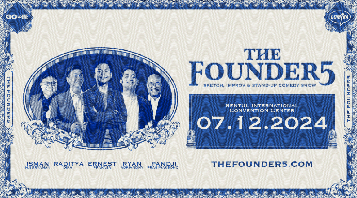 The Founder5, Tampilkan 5 Founder Stand Up Indonesia!