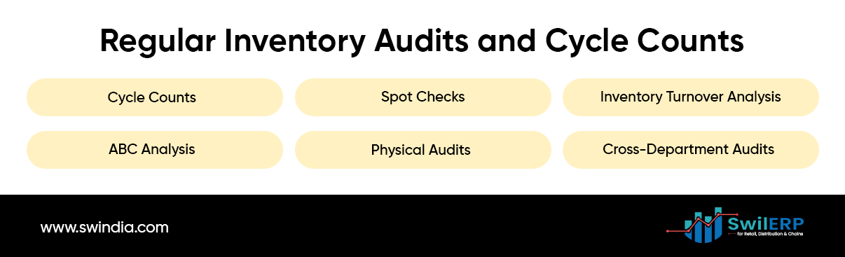 Regular Inventory Audits and Cycle Counts 
