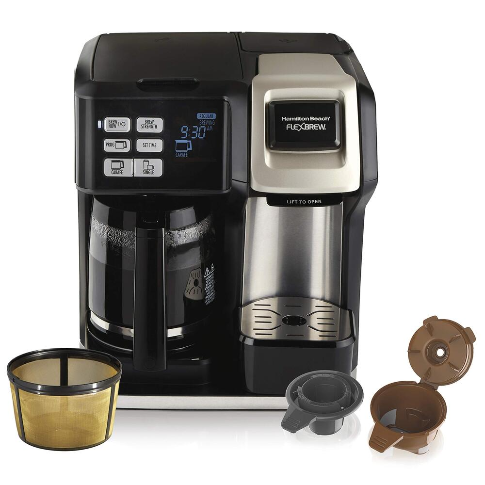 2. Hamilton Beach FlexBrew – Best Hybrid Model