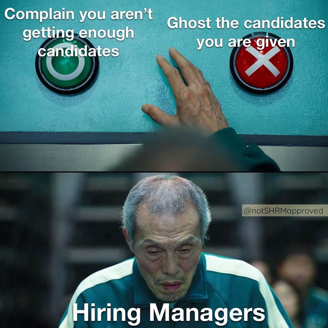 HR-Meme: HR-Mitarbeiter, die Mitarbeiter ignorieren