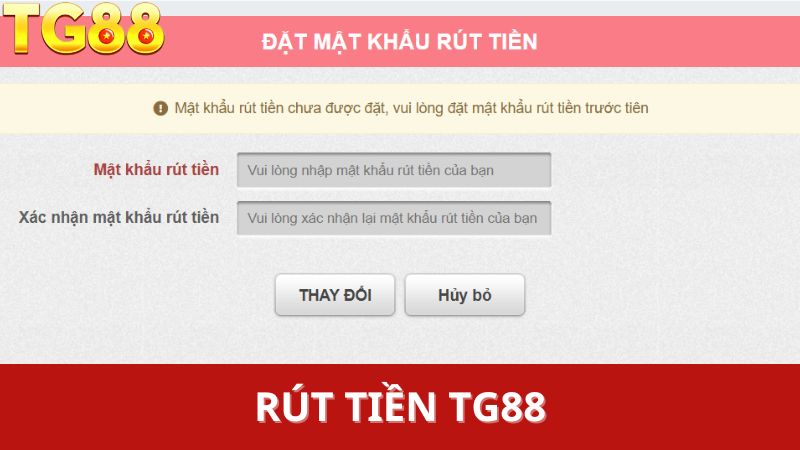 Người chơi tuân thủ các điều kiện rút tiền TG88 để giao dịch nhanh hơn