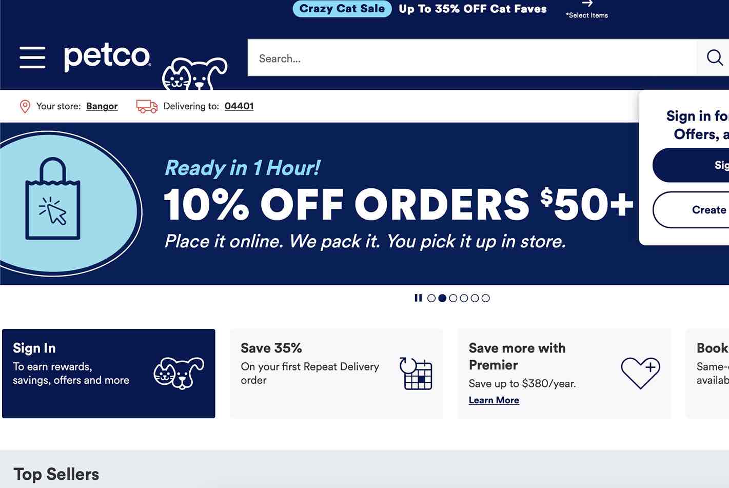 A screenshot of Petco as a pet brand looking influencers 