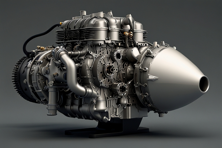 3d Model Lycoming Cessna 172 Engine Sale