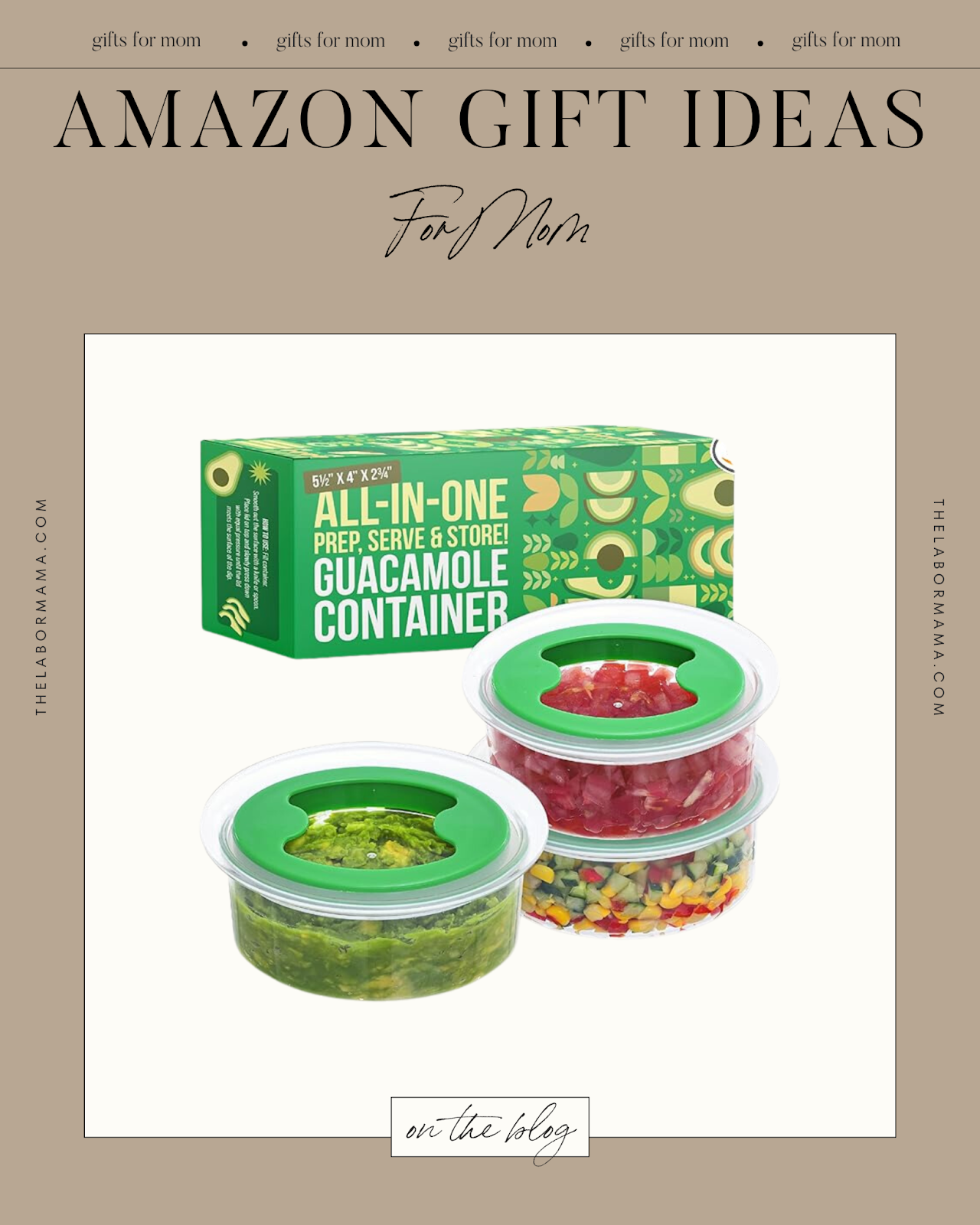 Amazon Gift Ideas For Mom | Guac Container| The Labor Mama