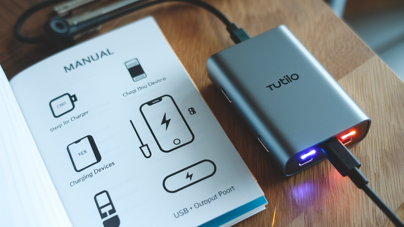 Tutilo Tech Portable Charger Manual