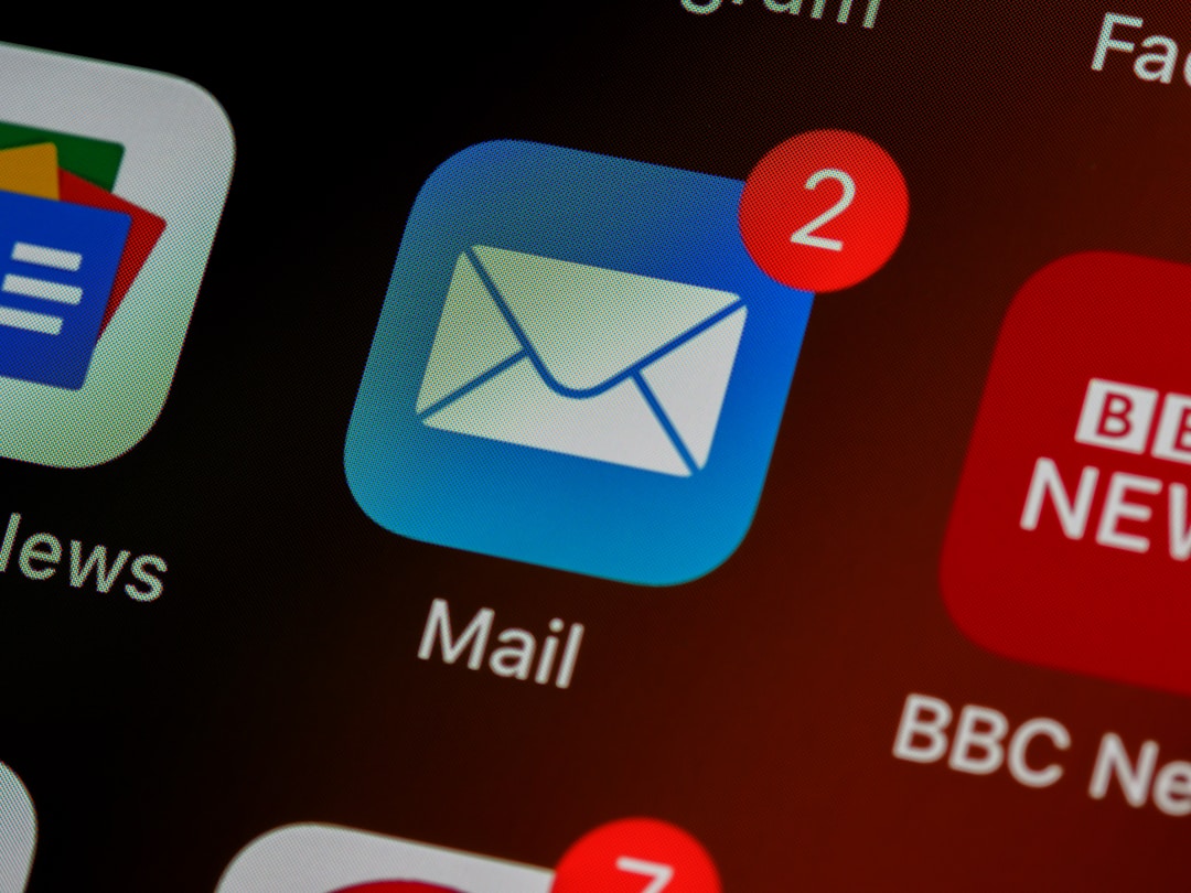 Mail app on an iPhone to represent email marketing for agencies