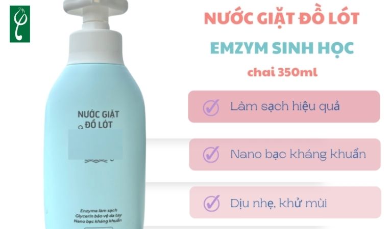 Nước giặt quần lót không chứa hóa chất độc hại, ngăn ngừa kích ứng