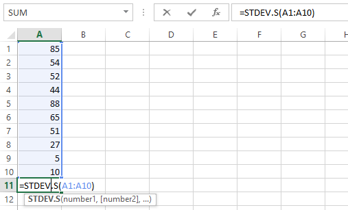 excel assignment for middle school students