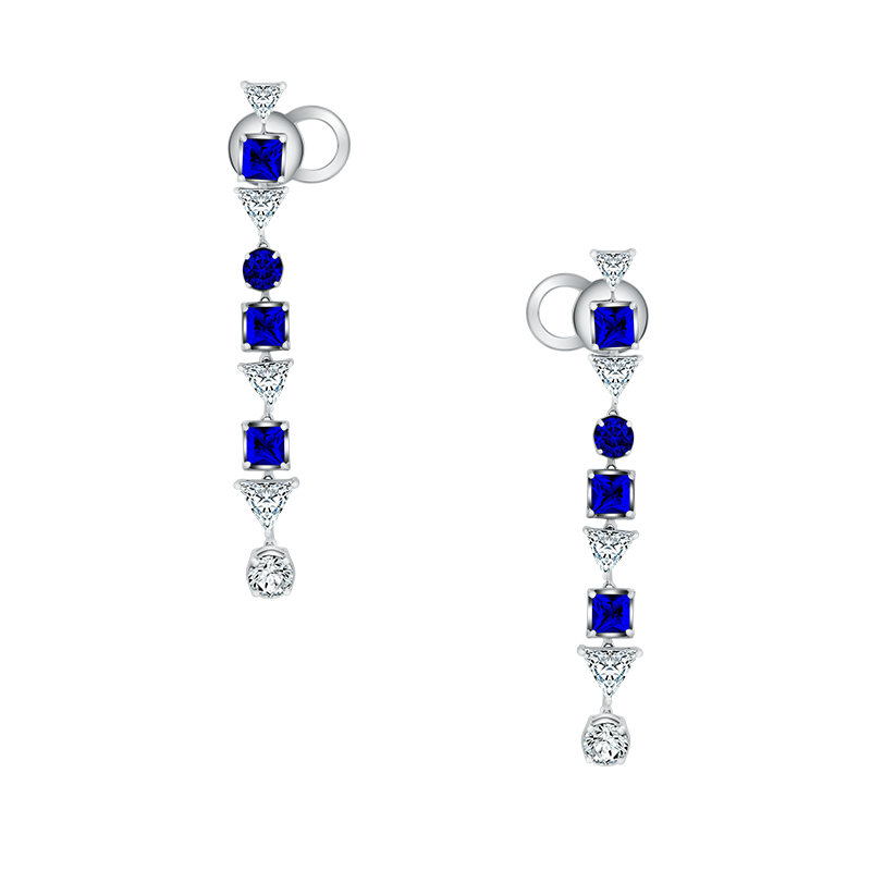 Kemewahan Anting Blue Sapphire yang Memiliki Desain Unik