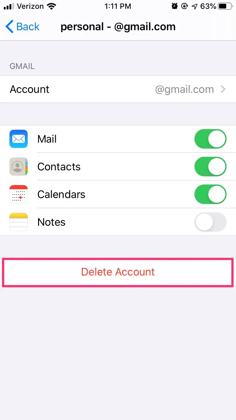 How to Change Your Email Password on iPhone 11 5