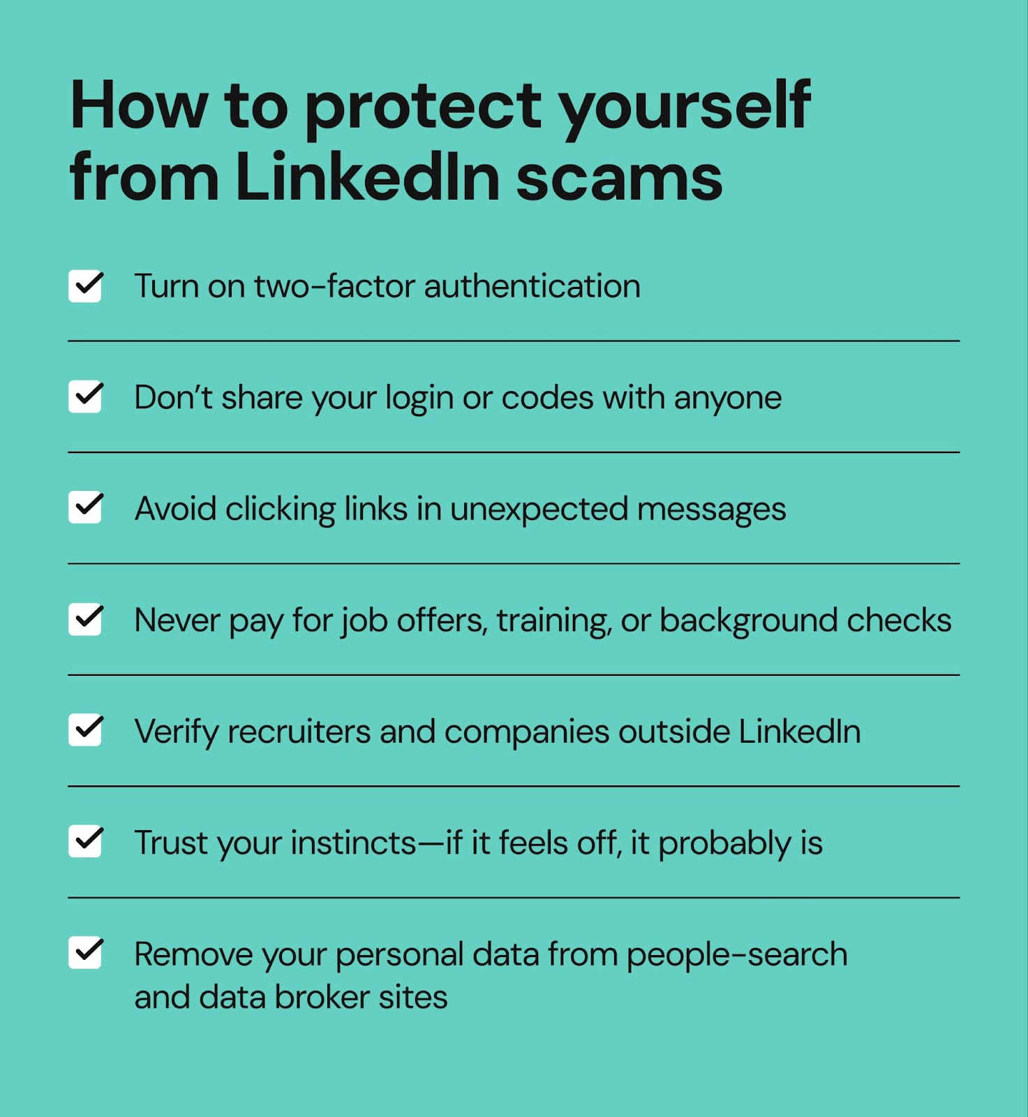 How to protect yourself from LinkedIn scams