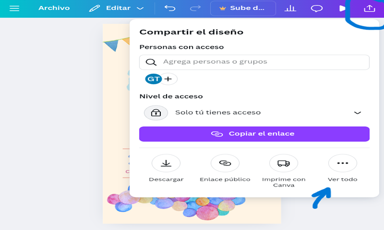 Convite digital para fiesta infantil