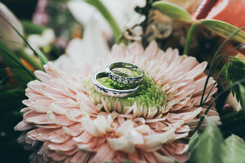 a ring on a flower