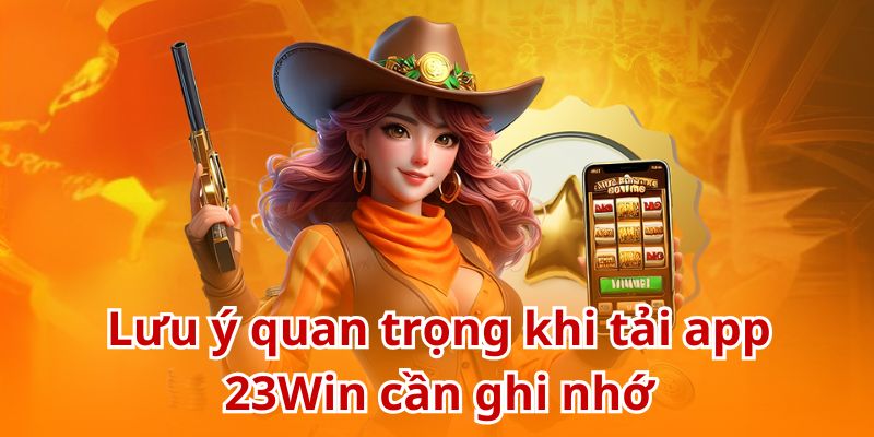 Lưu ý quan trọng khi tải app 23Win cần ghi nhớ