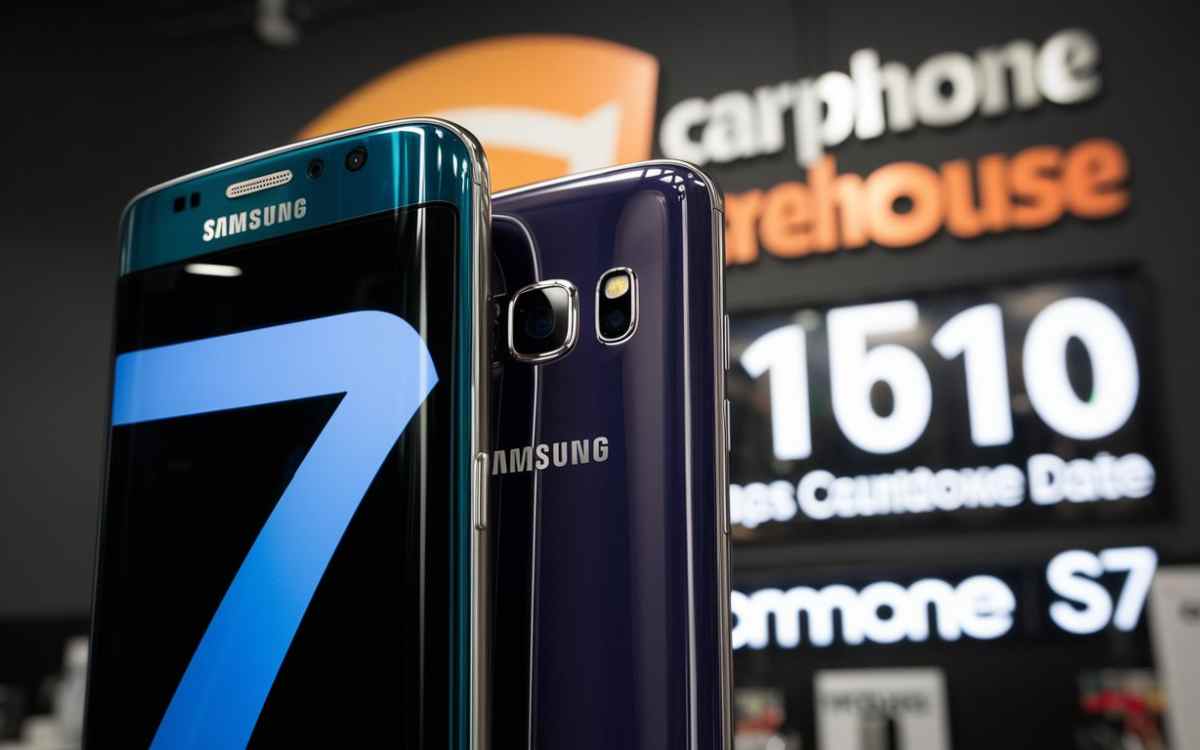 when is the samsung s7 edge coming out carphone warehouse