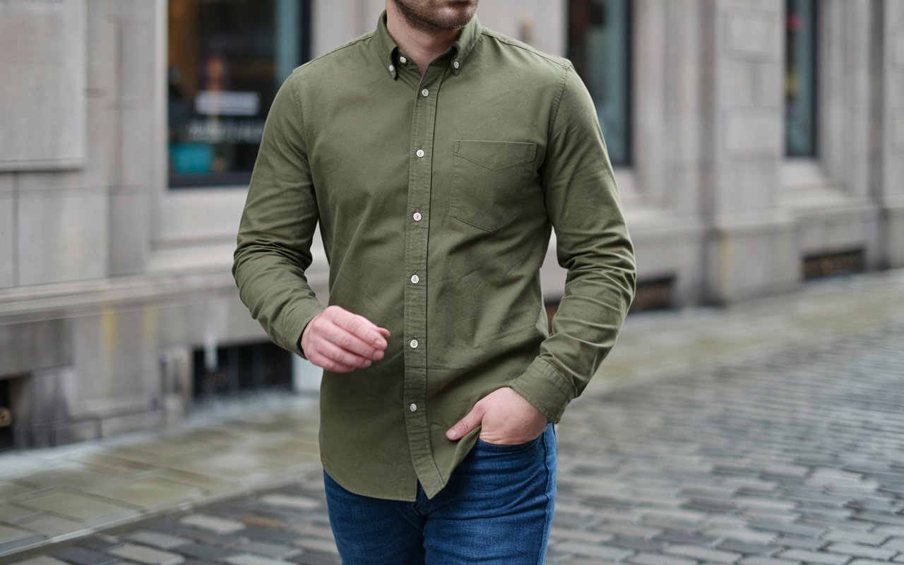 Button-Down Shirts in O'Reilly Green