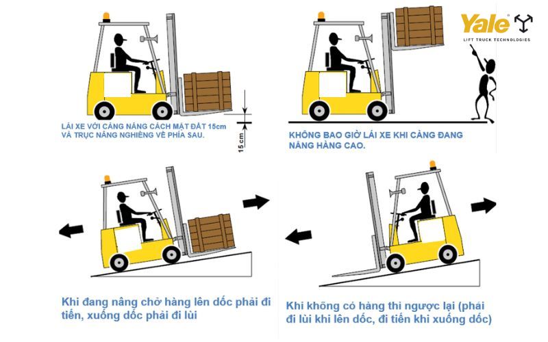 An toàn xe nâng - cách đảm bảo an toàn cho người vận hành và hàng hóa