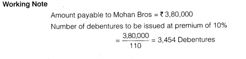 NCERT Solutions for Class 12 Accountancy Part II Chapter 2 Issue and Redemption of Debentures Numerical Questions Q10.5