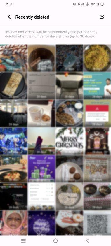 Recently Deleted Images and videos in Android device