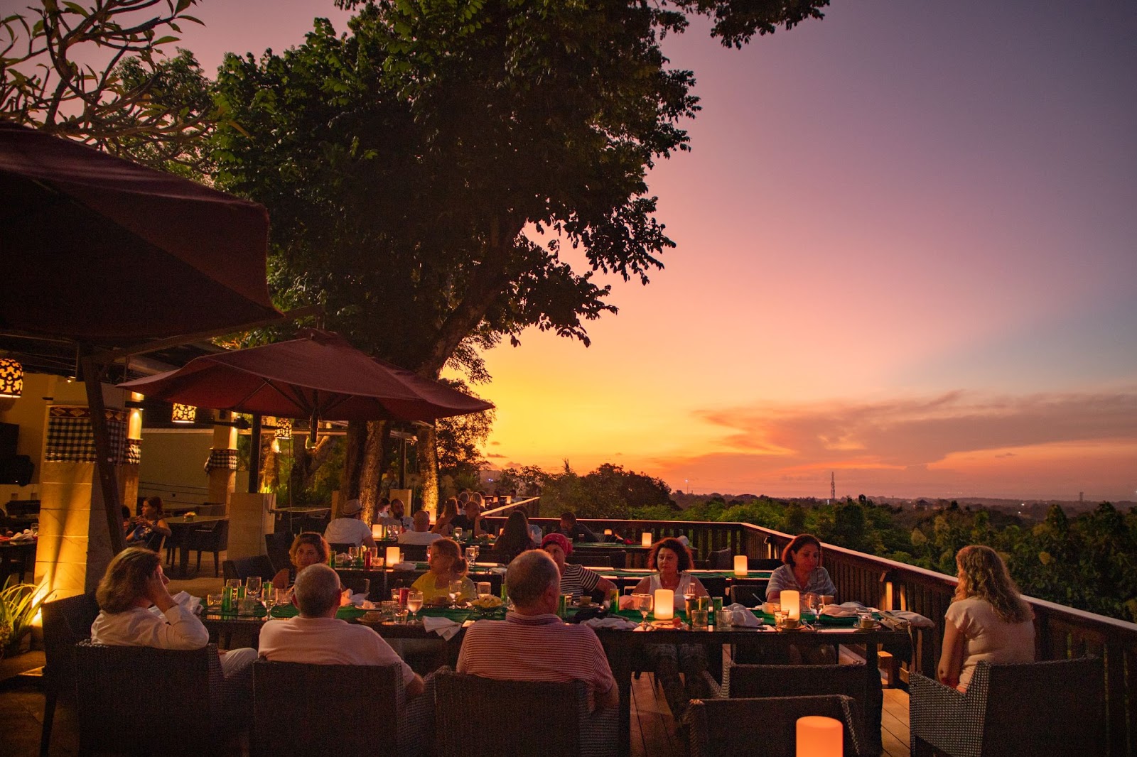 sunset in Bali