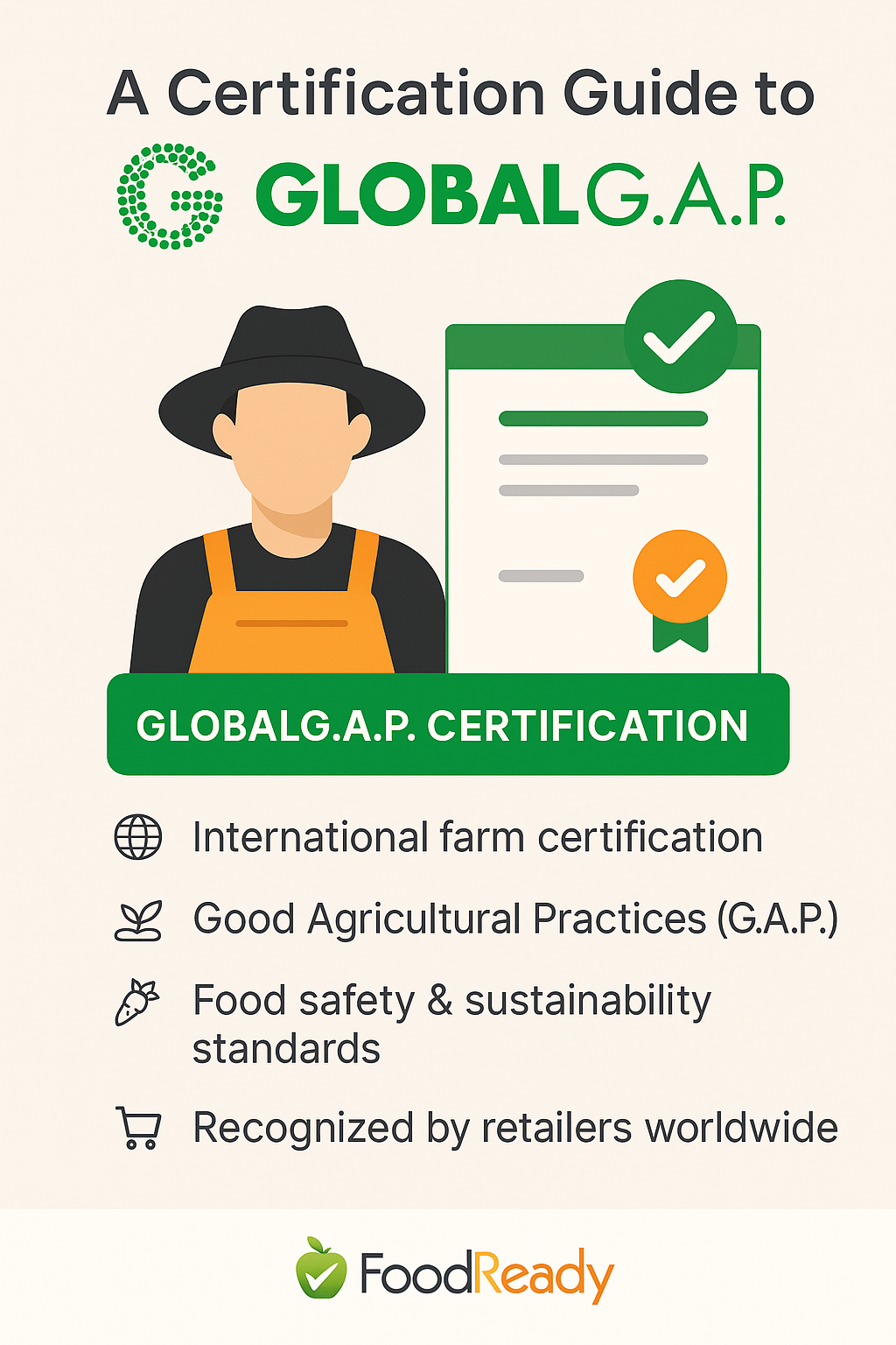 A certification guide to Global G.A.P. infographic