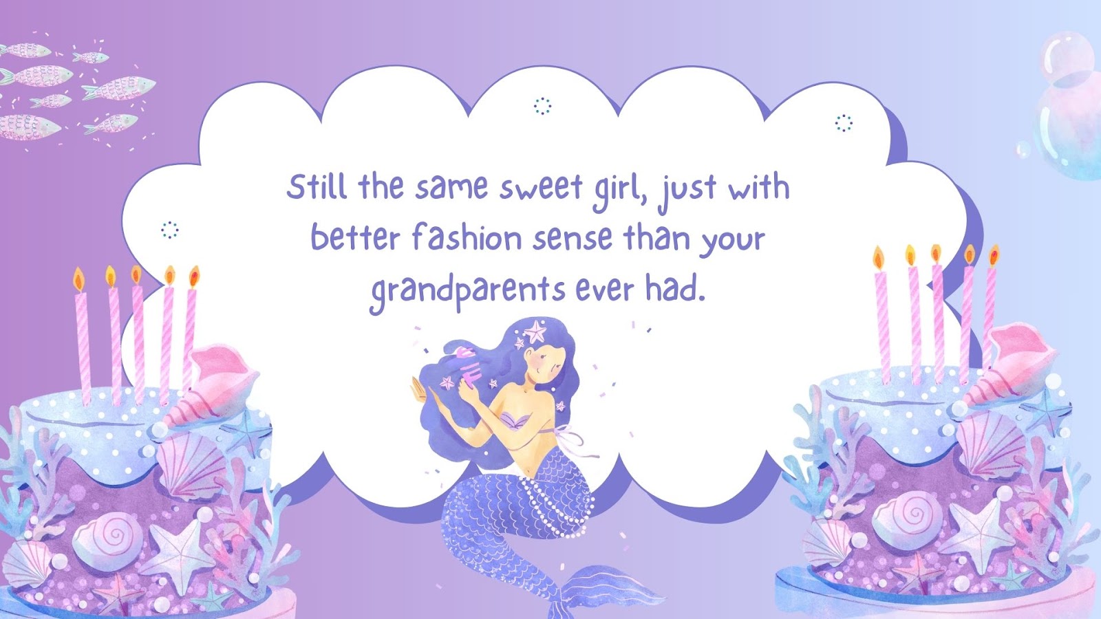 Birthday captions for social media from grandparents.