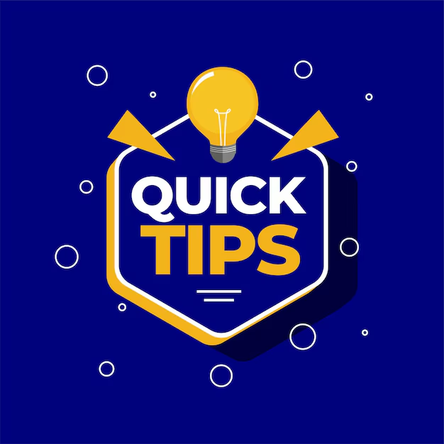 Quick tips illustration