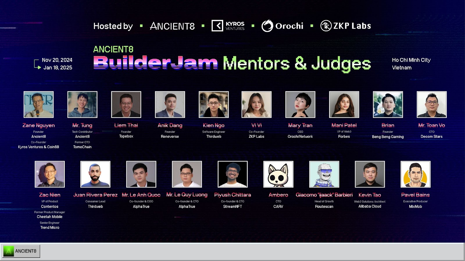 Introducing the Ancient8 Builder Jam Hackathon: Empower Ideas – Build the Future