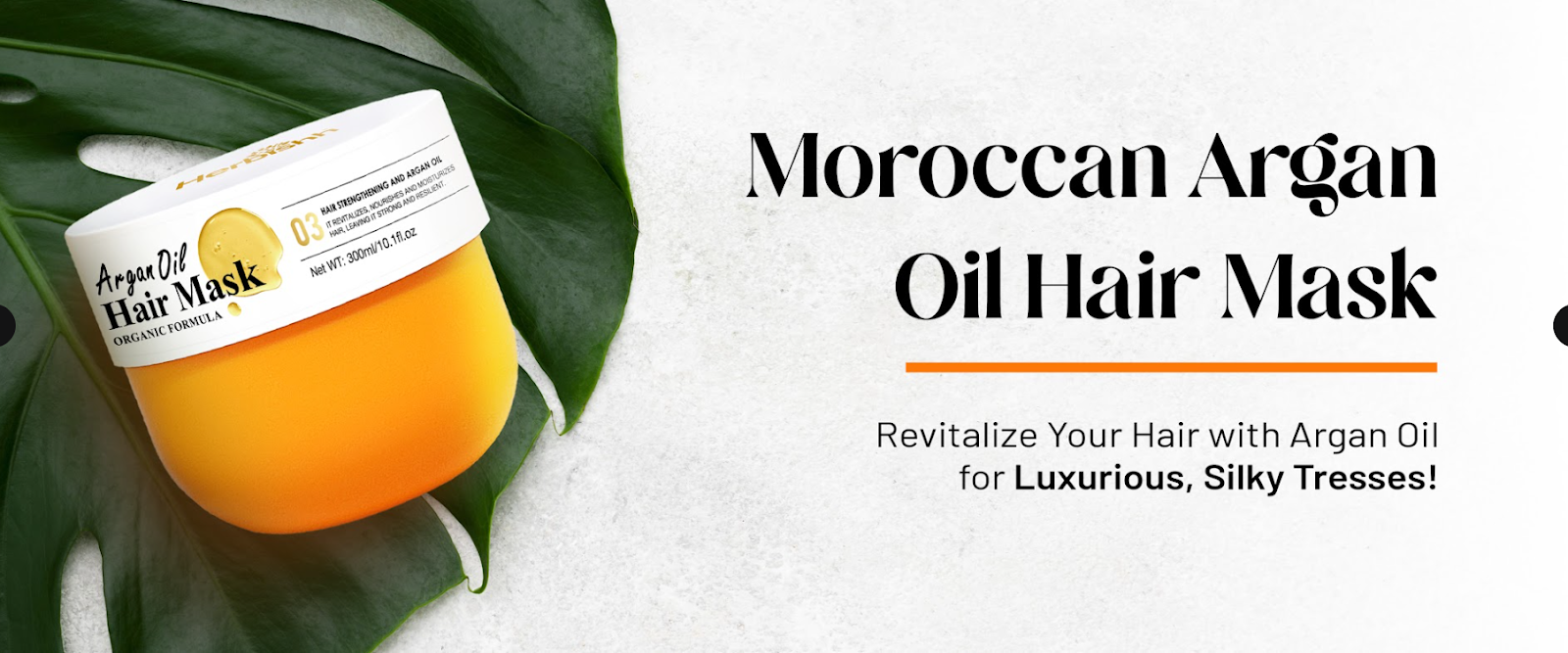 Herbishh argan oil hair mask-300ml