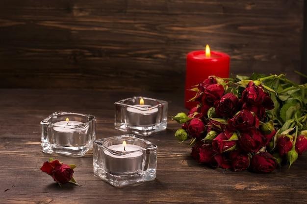 Romantic Gestures: The Magic of Roses and Candles