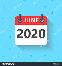 This contains an image of June 2020 Calendar 