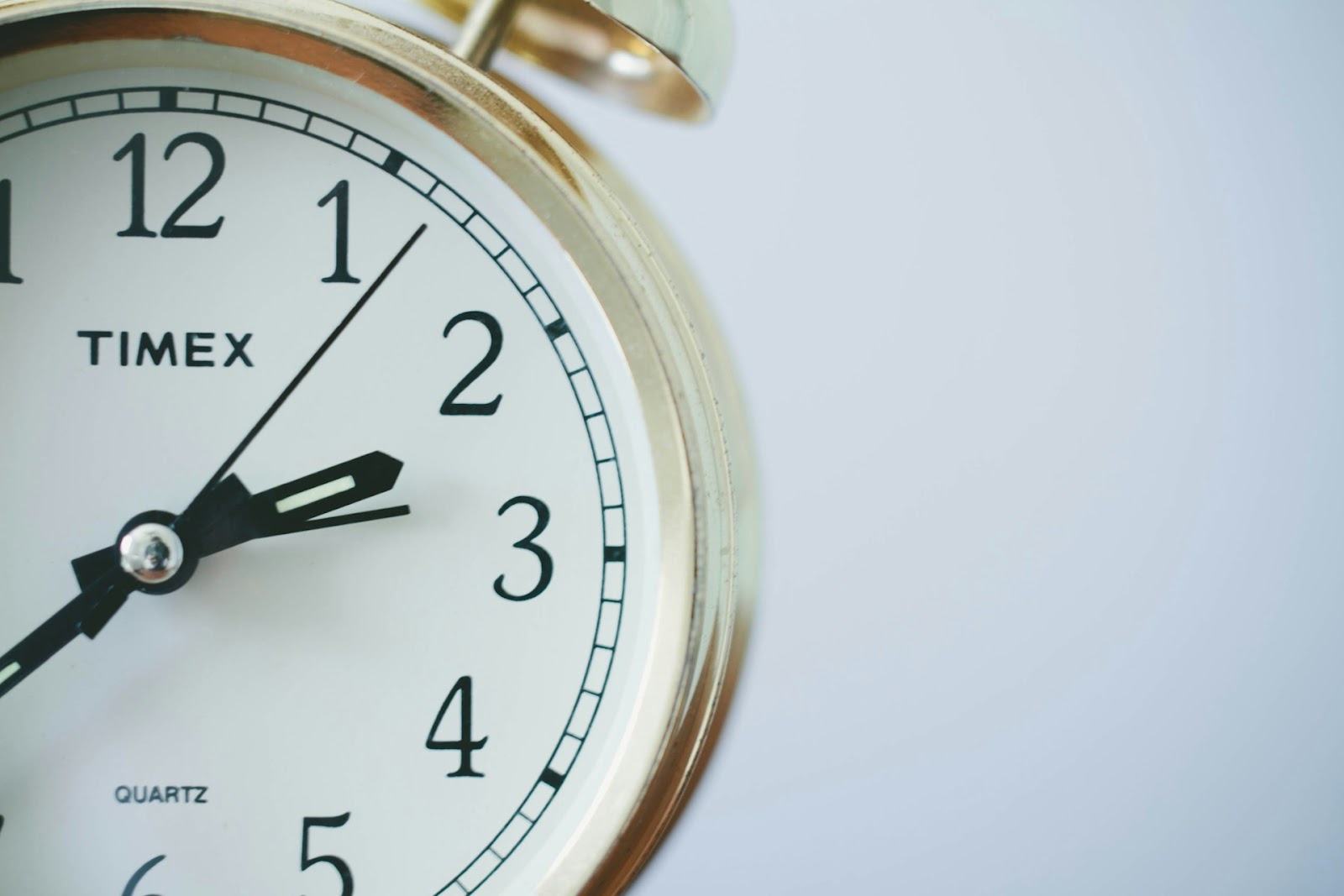 Having a clock helps with Parkinson's law