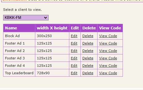 Ad List Screenshot